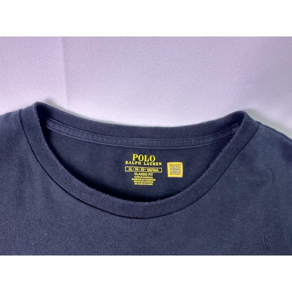 Polo Ralph Lauren Shirt XL Black Red Graphic Tee Big Logo Classic Fit Casual - Picture 9 of 9